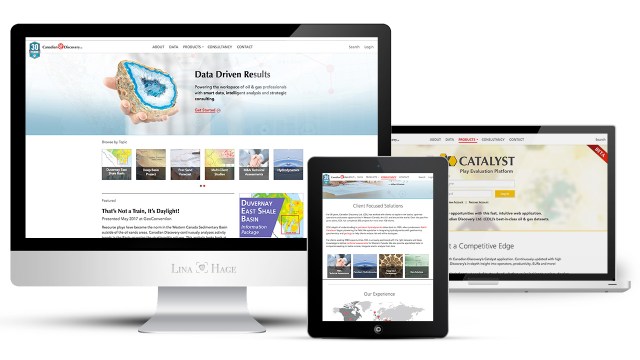 Canadian Discovery Ltd. Marketing Website and Catalyst Platform Login Page Design