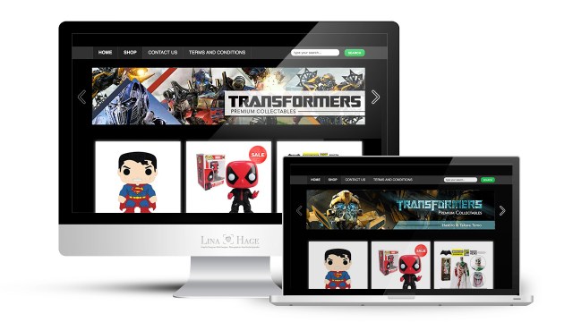 Premium Collectables Website Banner Proposals